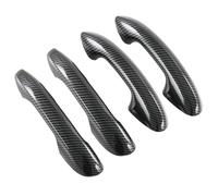 LYBH Embellecedor De Tapa Para Manija De Puerta Exterior De Coche Para Mercedes Para Benz W206 X254 C254 2023-2025. Protector De Manijas. Piezas Manija Exterior Coche(Aspecto de fibra de carbono)