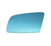 LYBH Espejo Retrovisor Para Serie 5 E60 E61 2003-2007 51167251649 51167251650, Cristal Azul Calefactable. Espejos retrovisores partes(Izquierda)