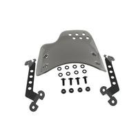 LYBH Parabrisas De Motocicleta para Ducati Scrambler 400 800 2015-2022 2023 2024, Mosquitera, Deflector De Viento. Carenado Parabrisas Carenabris(Titanio)