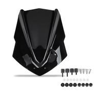 LYBH Parabrisas Delantero para Y&amaha MT125 MT-125 2015-2020, Visera, Alerón, Faro, Deflectores De Viento, Accesorios De Modificación. Carenado Parabrisas Carenabris(Fumar)