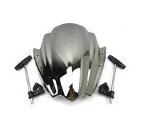 LYBH Parabrisas para Motocicletas Y Motos De Calle, Visera Protectora para Parabrisas para Y&amaha FZ1, FZ1N, FZ6, S2, FZ8, FZ8N, FZ 1, 6, 8 (2001-2015). Carenado Parabrisas Carenabris(Cromo)