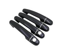 LYBH Piezas De Repuesto Para La Cubierta De La Manija Exterior De La Puerta Del Para Citroen C1 MK2 (2014-2022): Embellecedor Y Bisel. Piezas Manija Exterior Coche(Negro,2Ojos de cerradura)