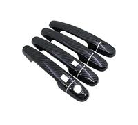 LYBH Piezas De Repuesto Para La Cubierta De La Manija Exterior De La Puerta Del Para Citroen C1 MK2 (2014-2022): Embellecedor Y Bisel. Piezas Manija Exterior Coche(Negro,2 agujeros inteligentes)