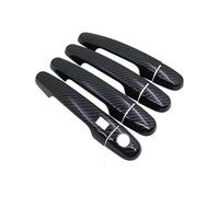 LYBH Piezas De Repuesto Para La Cubierta De La Manija Exterior De La Puerta Del Para Citroen C1 MK2 (2014-2022): Embellecedor Y Bisel. Piezas Manija Exterior Coche(Negro,1 agujero inteligente)