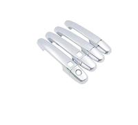 LYBH Piezas De Repuesto Para La Cubierta De La Manija Exterior De La Puerta Del Para Citroen C1 MK2 (2014-2022): Embellecedor Y Bisel. Piezas Manija Exterior Coche(Plata,2 agujeros inteligentes)