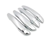 LYBH Protector De Manija De Puerta De Coche Para Peugeot 308 T9 II MK2 2017-2021 LHD, Cubierta De Manija De Puerta Exterior Delantera Y Trasera Piezas Manija Exterior Coche(Plata,1Ojos de cerradura)