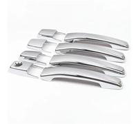 LYBH Protector De Manija De Puerta Para Mitsubishi Para Pajero V80, V93, V95, V97, V98 (2007-2021) Piezas Manija Exterior Coche(Plata)