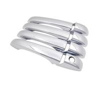 LYBH Protector De Manijas De Puertas Para Jeep Para Grand Para Cherokee WK2 11-19 Cubierta Exterior Para Manijas De Puertas Delanteras Traseras Piezas Manija Exterior Coche(Botón 0)