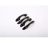 LYBH Protector De Manijas De Puertas Para Skoda Para Kodiaq 2017-2023 Cubierta Decorativa Para Manijas Exteriores De Puertas Delanteras Traseras Piezas Manija Exterior Coche(Negro,Tipo 2)