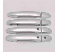 LYBH Repuestos Para La Cubierta De La Manija De La Puerta Exterior Del Automóvil Para Mazda 2 3 6 07-18 Embellecedor De La Manija De La Puerta Piezas Manija Exterior Coche(Plata,2 botones)