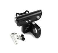 LYBH Soporte De Placa Navegación GPS para Parabrisas Motocicleta para PCX160 2025 2026, Kit Montaje Extensión Soporte para Teléfono Navegación Dispositivo Montaje(Negro)