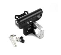 LYBH Soporte De Placa Navegación GPS para Parabrisas Motocicleta para PCX160 2025 2026, Kit Montaje Extensión Soporte para Teléfono Navegación Dispositivo Montaje(Plata)