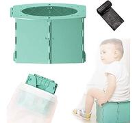 Lybring Asiento de inodoro de entrenamiento para orinal, portátil, inodoro de viaje, al aire libre, plegable, impermeable, para coche, senderismo, camping, niños y niños