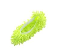 Lybunair 1 pieza Mopa zapatillas zapatos fregona zapatos cubierta piso polvo limpieza mopas (verde)