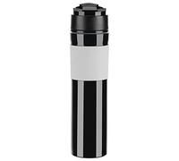 Lybunair 350ml taza de prensa de café portátil té cafetera vaso taza de agua para viajar (Negro)