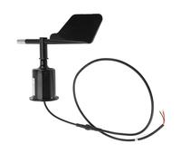 Lybunair Omnidireccional Sensor de dirección del viento de 360 grados, DC9 30V 4mA a 20mA Carcasa ABS para meteorología y monitoreo ambiental aeroespacial
