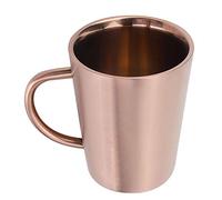 Lybunair Taza para Bebidas de Acero Inoxidable de 350 ml, Vaso Aislado de Doble Pared con asa para café, té, Cerveza y Agua