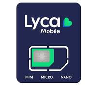 Lycamobile UK 5G Sim, activo y listo para usar, se puede utilizar en Italia, sin tarifa mensual, recarga a través de Recharge.com o fabricantes de tabaco adherentes