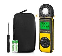 LYCEBELL Luxómetro Portátil, LC-881E Medidor de Luz Iluminación 0~300,000Lux Luxómetro Detector Giratorio de 270°con Retención de Datos, Luz de Fondo, Indicador de Batería Baja