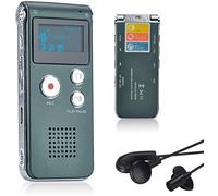 Lychee 8GB Voice Recorder USB Rechargeable Dictaphone LCD Recorder with Multifunctional Digital Audio and MP3 Player