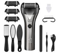 Lychico Lima eléctrica para pies, removedor de piel dura, recargable e impermeable, utensilio de cuidado de pies, herramientas profesionales de pedicura para piel muerta seca y agrietada, exfoliante