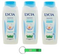 Lycia Bagnodoccia Delicato Acqua Micellare e Fiori di Loto - Gel de ducha suave con agua micelar y flores de loto 750 ml + llavero Beni Culinari gratuito