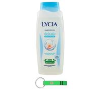 Lycia Bagnodoccia Delicato Acqua Micellare e Fiori di Loto - Gel de ducha suave con agua micelar y flores de loto 750 ml + llavero Beni Culinari gratuito (12 unidades)