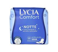 Lycia - Compresas ultra Night Comfort con alas, 10 unidades [120 absorbentes], 12 unidades