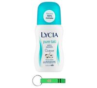 Lycia Desodorante Roll-On Pure Talc, desodorante 0% alcohol, con microesponjas de efecto seco, 50 ml + llavero Beni Culinari gratuito