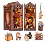 Lycidae Kit de rincón de libros, casa de muñecas mágica, rincón de libros, kit de casa en miniatura