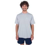 Hurley Evd Hybrid UPF SS Camisa de protección de Sarpullido, Lt Stone Grey, M para Hombre