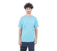 Lycra de Manga Corta para Hombre - UPF híbrido Diario, Verde Azulado tahitiano, XL