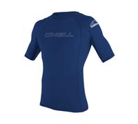 O'Neill Wetsuits Men's Basic Skins Short Sleeve Sun Shirt Chaleco de erupción, Hombre, Azul Marino, M