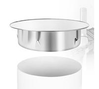 LYCXAMES Tapa para orificios de chimenea, cubierta para tubo de estufa, 150 mm, cubierta de acero inoxidable, cubierta para orificios de chimenea para tubos de 145 mm de diámetro