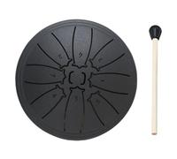 LYEAA 4 pulgadas 8 notas Tambre de acero Tambre de handpan Druming Percusion Instruments (azul)