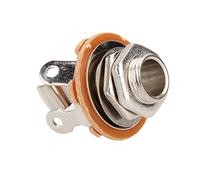 LYEAA 6.35 mm mono entrada gato níquel 1/4 pulgadas guitar