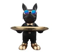 LYEAA Adorno de Almacenamiento de Resina Multifuncional decoración de Escritorio Escultura Animal estatuilla artesanía Llave Caramelo contenedor Entrada artesanía