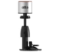 LYEAA Almohadilla de práctica compacta para batería, rotación de 180°, succión de silicona para estabilidad, aleación de aluminio