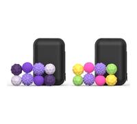 LYEAA Atracción magnética Bolas de estrés 8pcs Juguetes sensoriales de Silicona para el Autismo de ansiedad Alivio y Enfoque del estrés con TDA