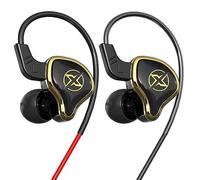 LYEAA Auriculares con Control Remoto con Cable y micrófono Auriculares Profesionales para Juegos Diafragma PET con cancelación de Ruido Cable USB de 2,5 m para computadora PC PS4 PS5 (Rojo)