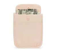 LYEAA Billeteras de Mujeres Color sólido Billetera escondida Billetera zoca Broche de Billetera Secreta cinturón de carcajadas por Dinero por Dinero (Beige)