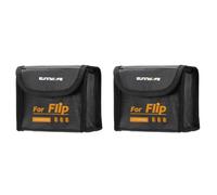 LYEAA Bolsa de almacenamiento de batería para drones a prueba de explosiones para accesorios DJI Flip - Portátil y segura, L 2 unidades