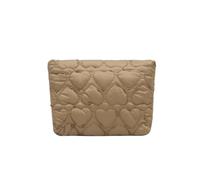 LYEAA Bolsa de cosméticos Acolchada para Mujeres y niñas, Bolsa de Aseo de Viaje, Bolsa de Almacenamiento, Organizador, Estuche de Belleza, Bolso de Maquillaje, Bolsa de Almacenamiento de ar