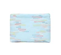 LYEAA Bolsa de cosméticos con Cremallera de Color Caramelo, Estuche de Aseo Lindo Bordado de Gran Capacidad, Bolsa de Maquillaje Creativa portátil, Bolsa de Viaje para Mujer