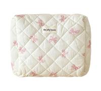 LYEAA - Bolsa de Maquillaje de Viaje con diseño de arcoíris con Cremallera, Organizador de Maquillaje, Bolsa de Almacenamiento, Estuche Organizador de cosméticos Acolchado de algodón para mu