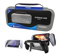 LYEAA Bolsa portátil Compatible con Portal PS5, Bolsa de Portal PS rígida anticaída con Bolsillo de Malla | Película protectora HD Portal | Funda de TPU para accesorios PS Portal