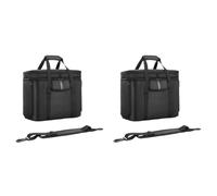 LYEAA Bolsa portátil impermeable para Ecoflow Delta 3 Plus/generador solar Delta 2, Negro 2 unidades, 11.81x7.48x3.94inch