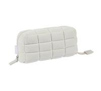 LYEAA Caja de lápices Creativa Acolchada multifunción, Bolsa organizadora de Maquillaje de Gran Capacidad, Bolsa de Maquillaje Suave con Forma de Almohada, algodón para Viajes al Aire Libre