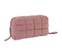LYEAA Caja de lápices Creativa Acolchada multifunción, Bolsa organizadora de Maquillaje de Gran Capacidad, Bolsa de Maquillaje Suave con Forma de Almohada, algodón para Viajes al Aire Libre