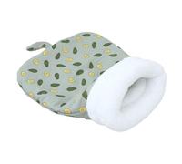 LYEAA Cama de felpa cálida para gatos, divertido saco de dormir de dibujos animados para gatitos y cachorros, cama de felpa para perros